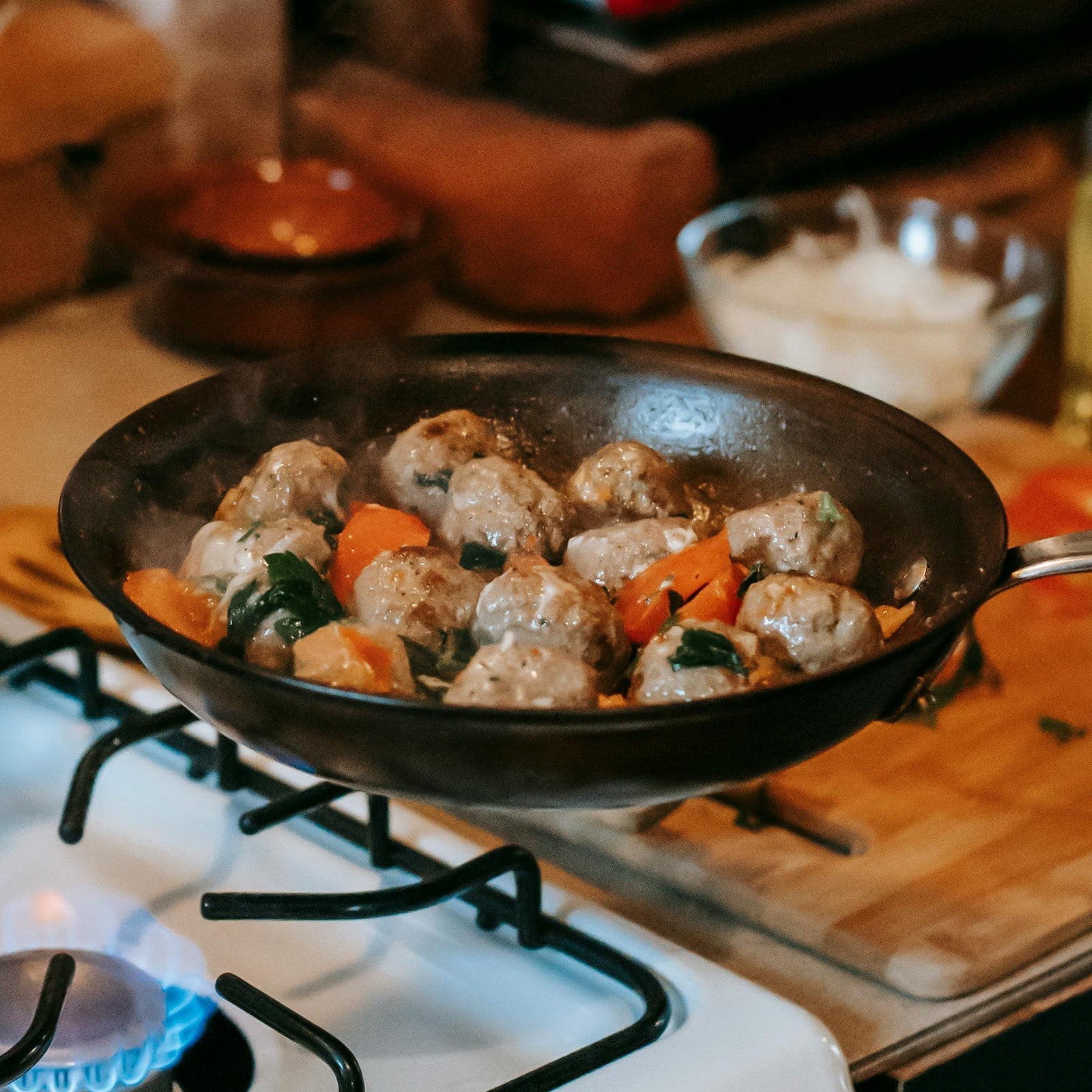 Garlic Parmesan Meatballs