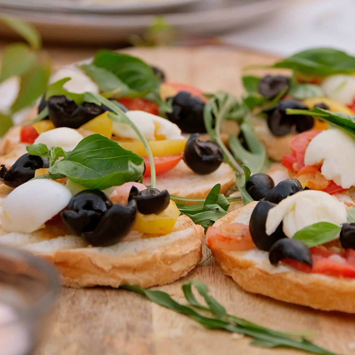 Perfect appetizer: Mediterranean Bruschetta