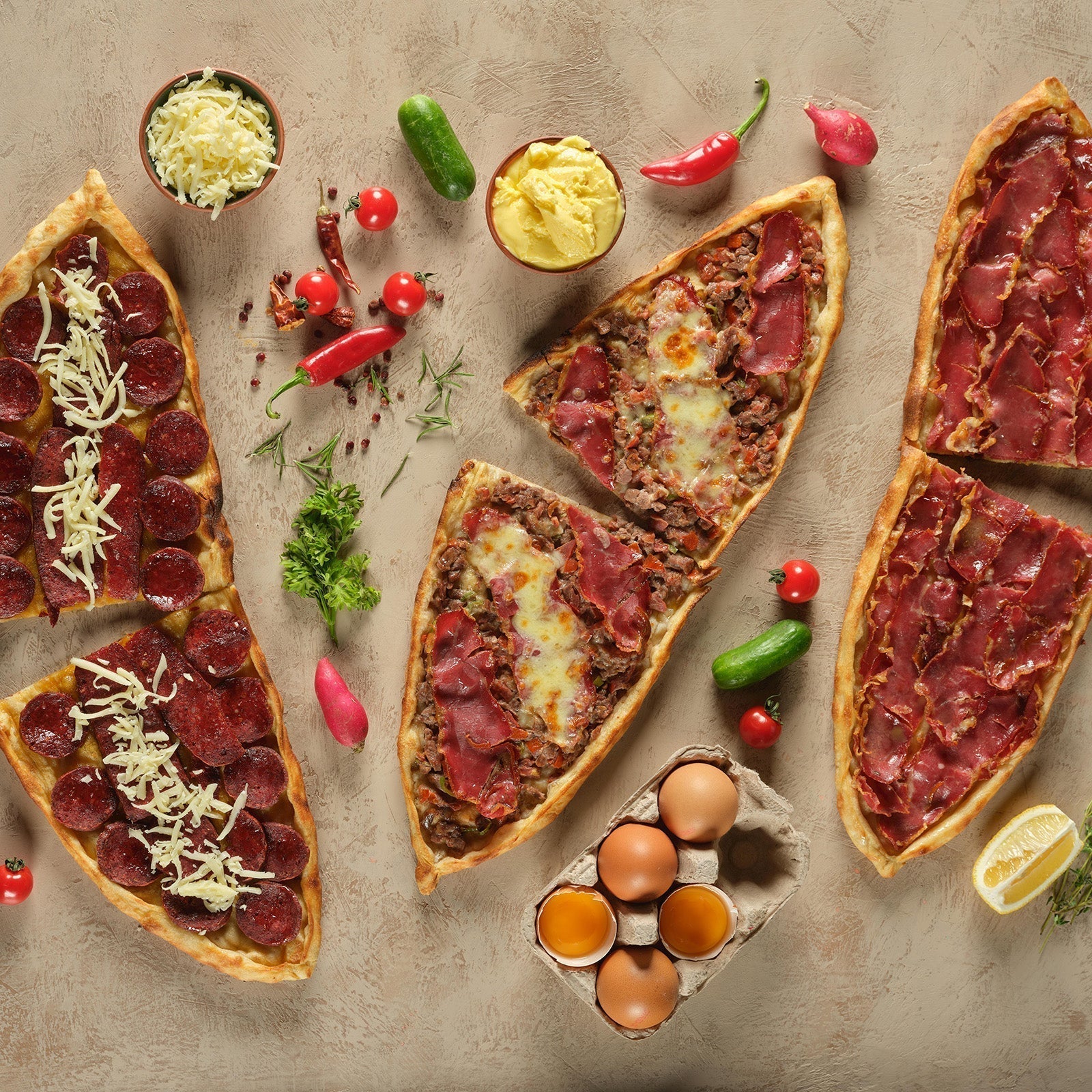 Turkish Pide Trio – the ultimate flatbread feast