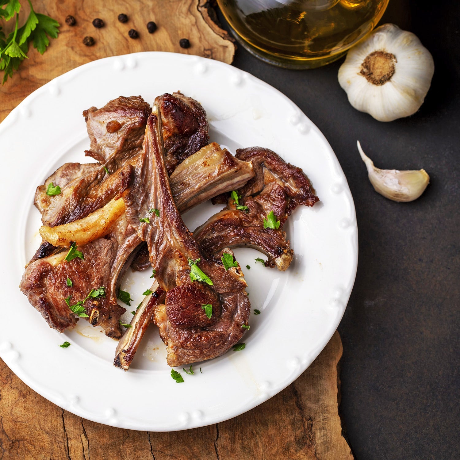 Garlic Lamb Chops