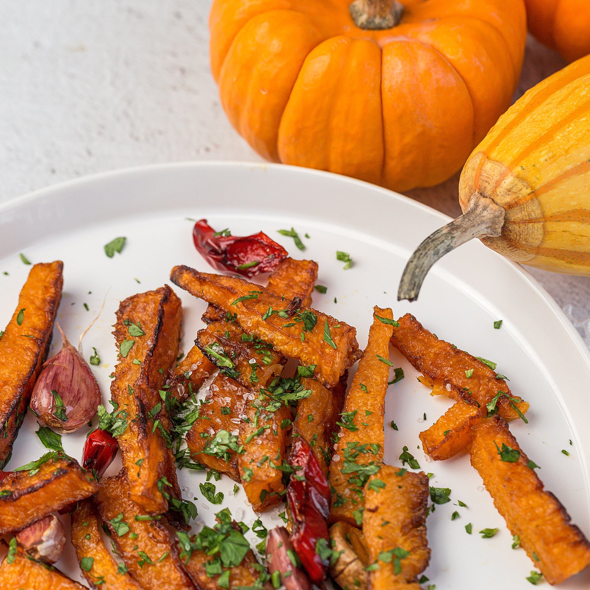 Spicy Roasted Pumpkins