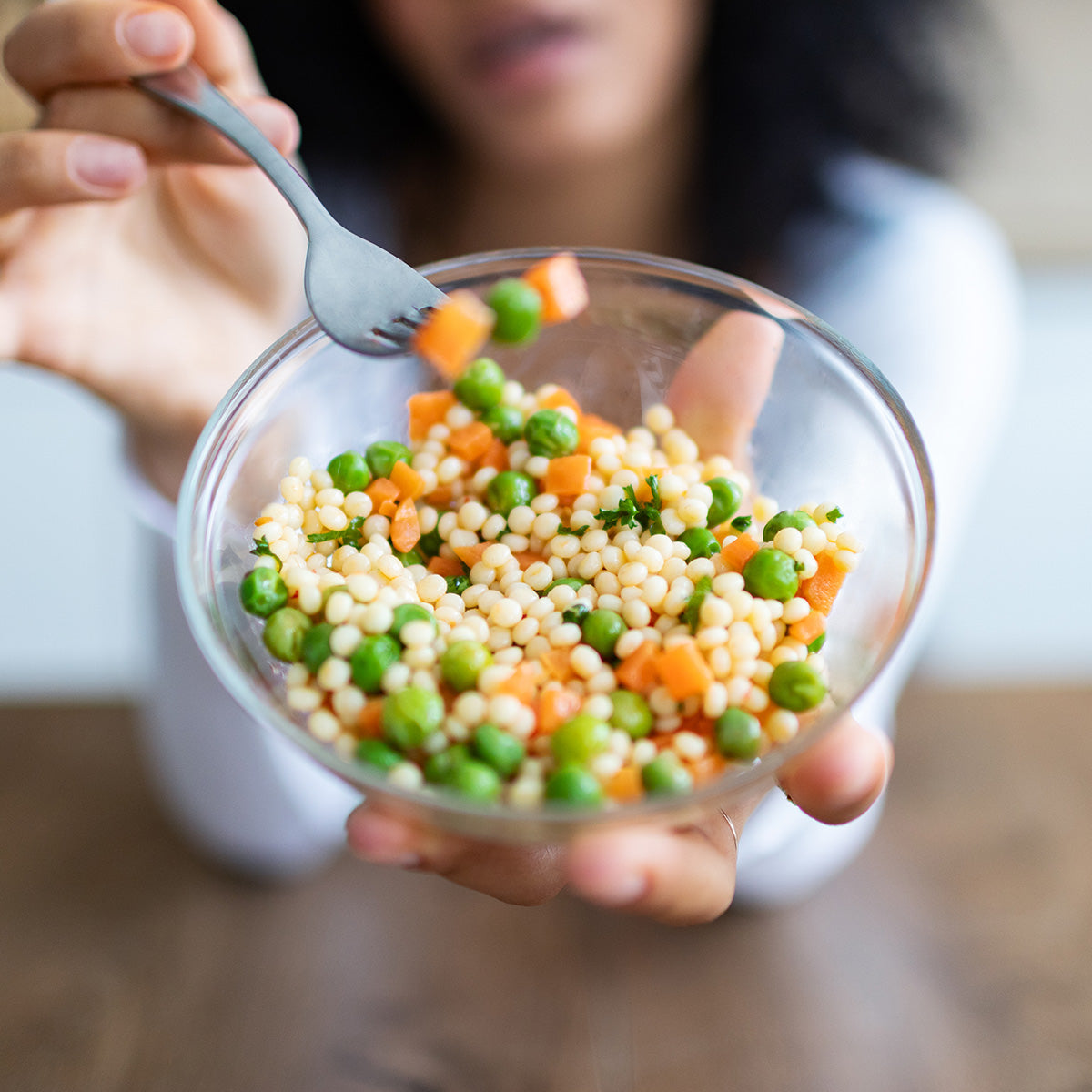 Vegan salads from Zina's Fine Foods — quinoa, black bean, edamame and plant-based grain bowls