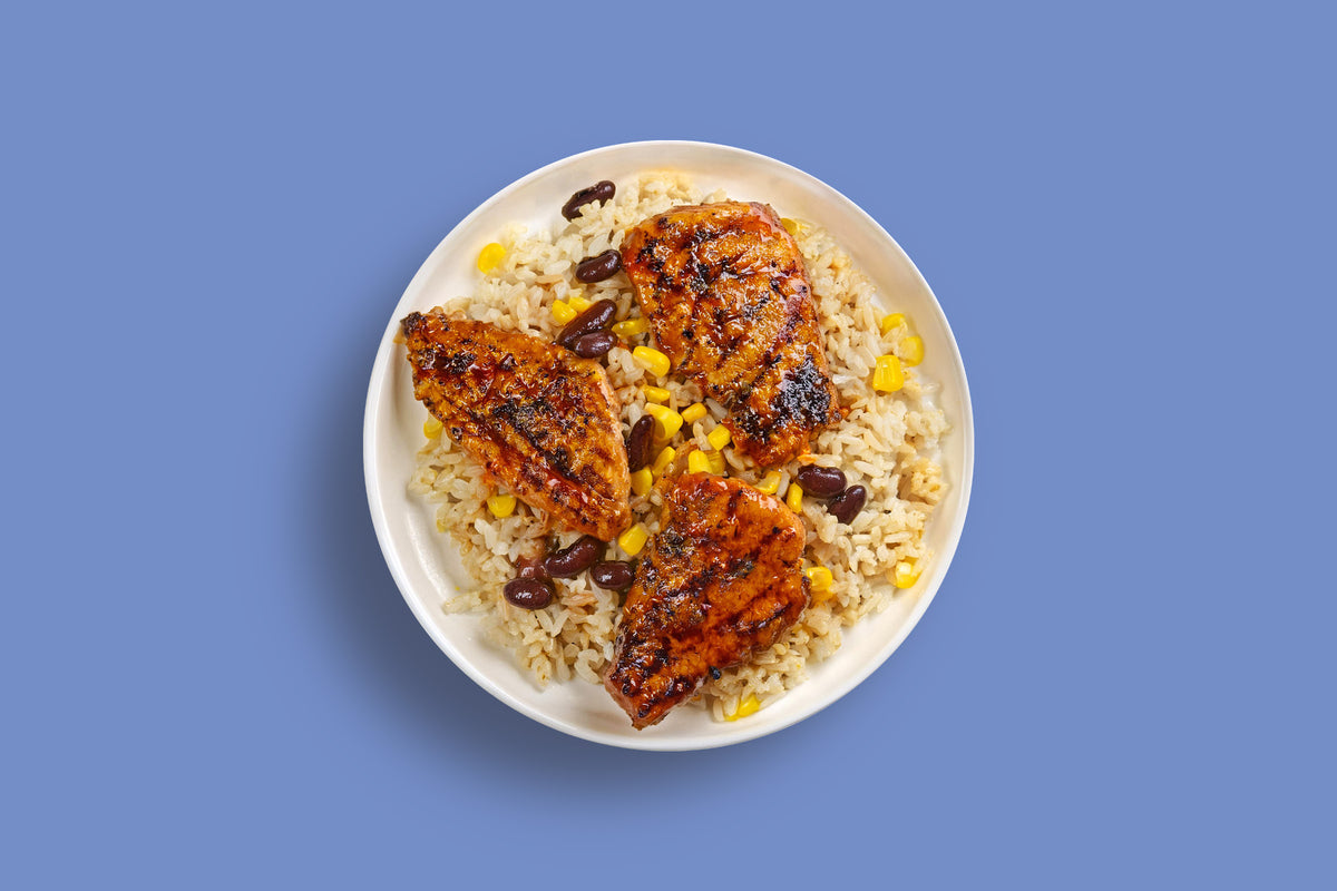 Chipotle chicken ready meal by Zina's Fine Foods