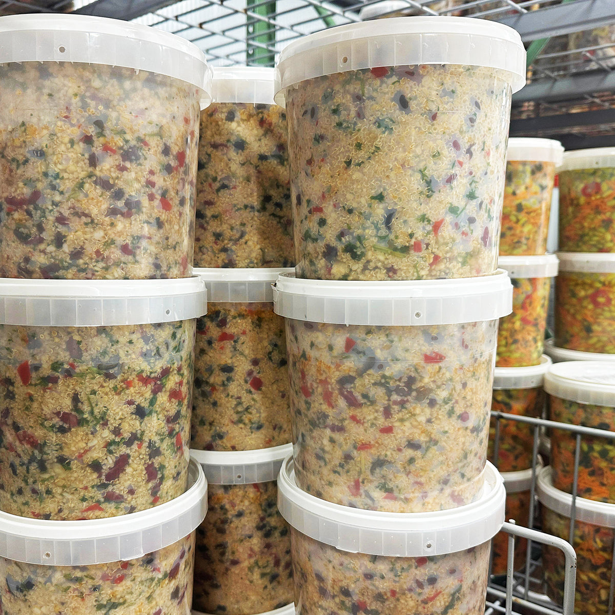 Zina's Fine Foods bulk foodservice packaging