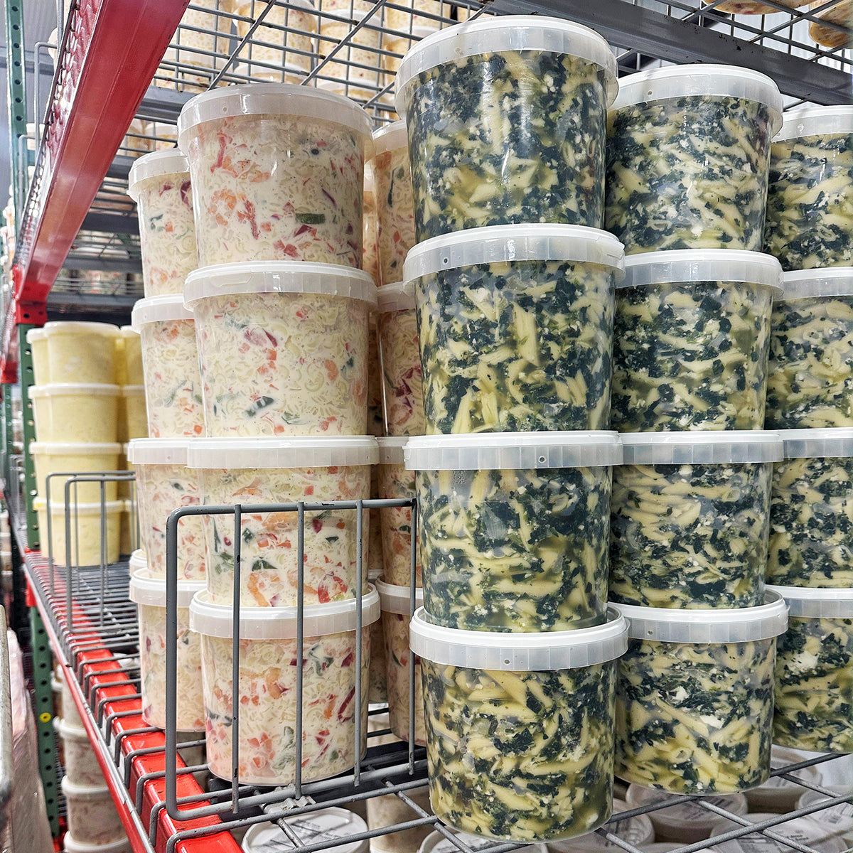 Zina's Fine Foods bulk foodservice packaging