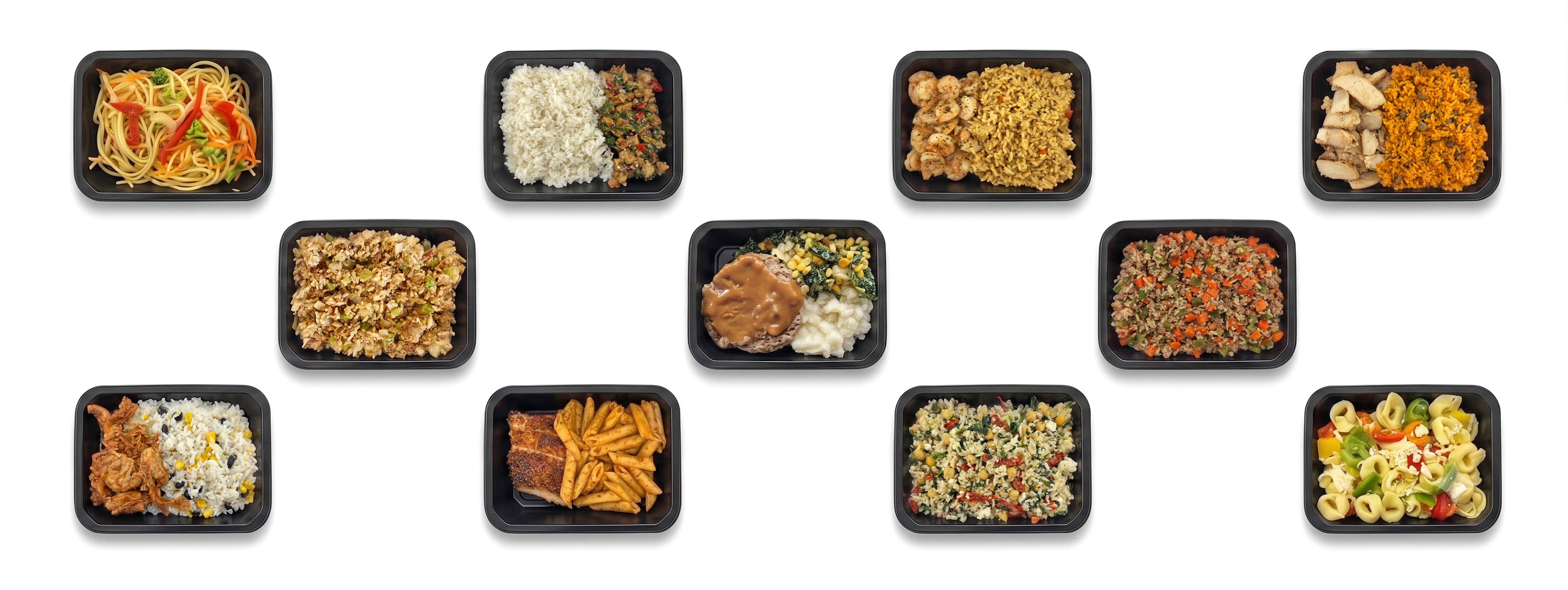 Zina's Fine Foods prepared meals in serving trays