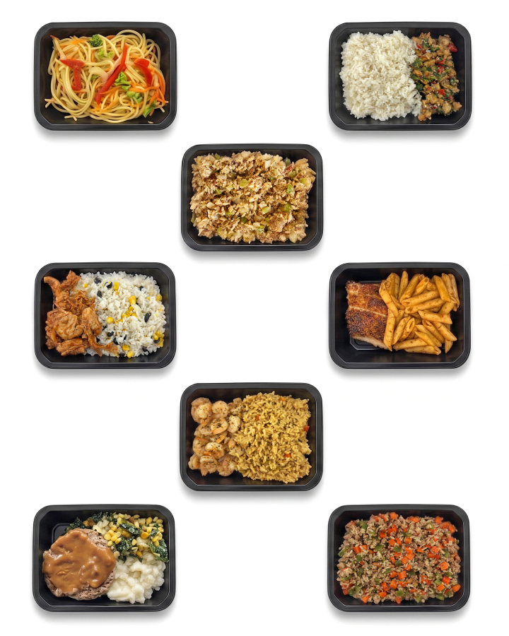 Zina's Fine Foods prepared meals in serving trays