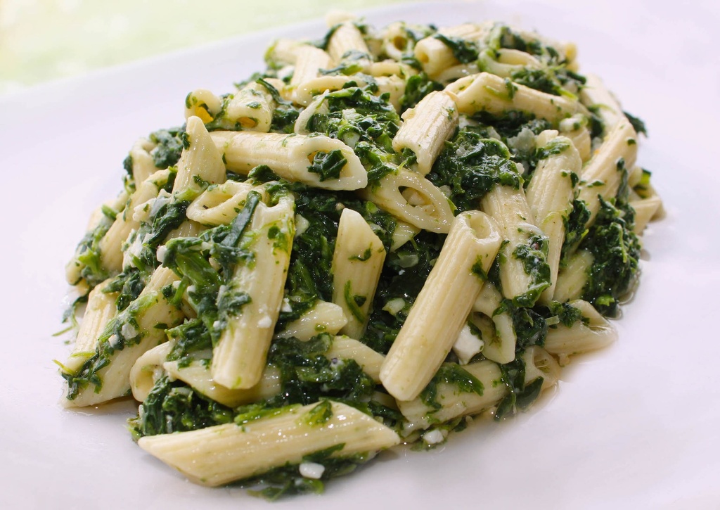 Penne Pasta with Spinach & Feta, 5lb